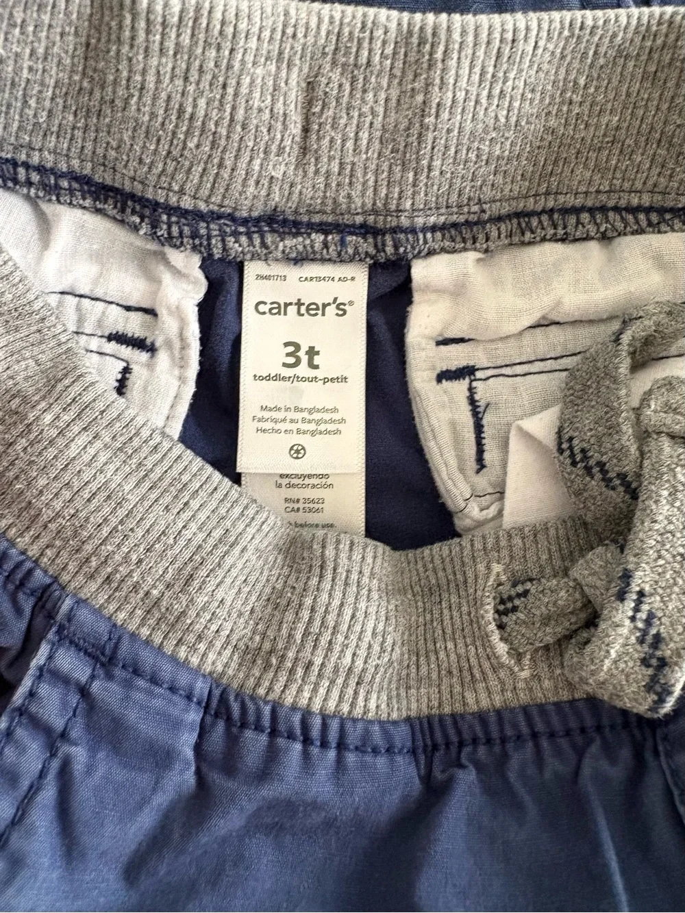 Carters two navy